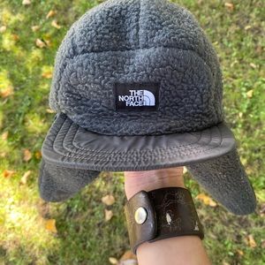 Toddler medium north face bomber style fleece winter hat